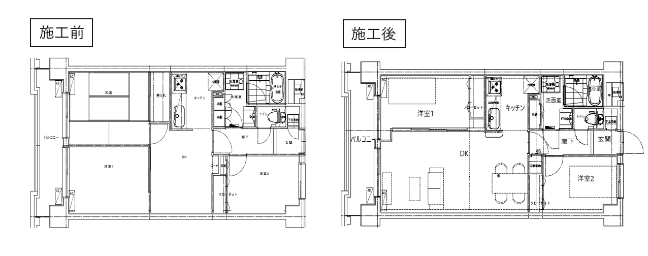 fa3356fbdecd99802a39aa8cb129b971 1 - 横浜市磯子区マンション一室快適空間リノベーション工事